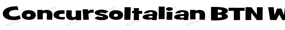 ConcursoItalian BTN Wide字体转换